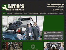 Tablet Screenshot of litosautorepair.com